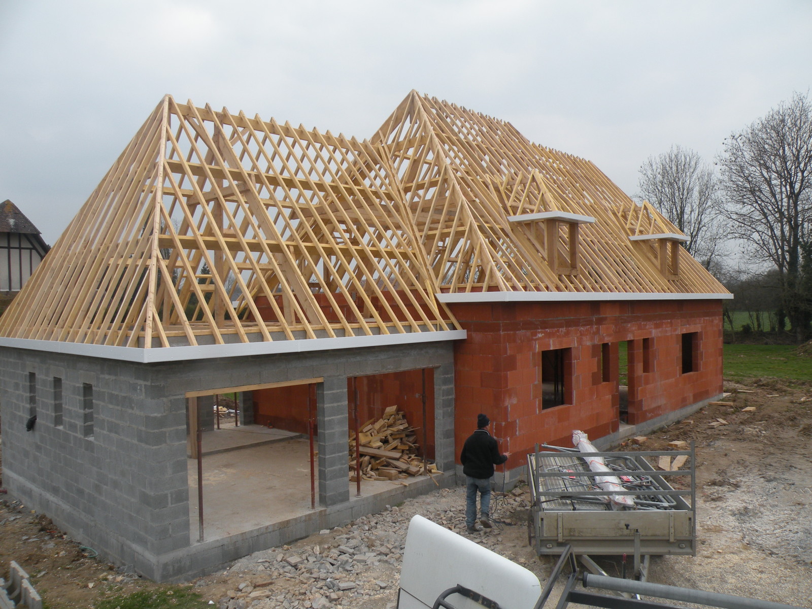Entreprise de charpente dans l'Oise