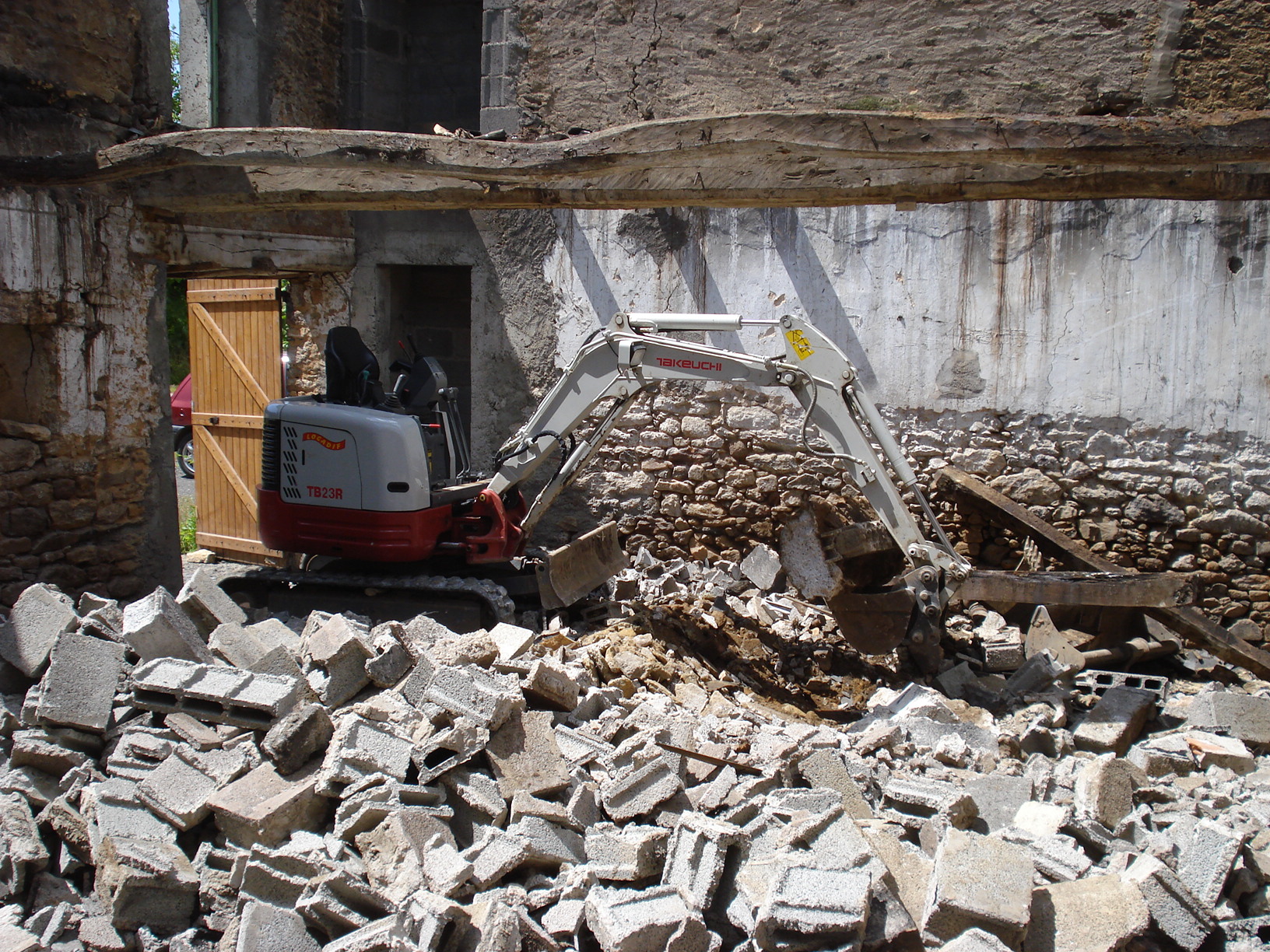 Démolition à Beauvais