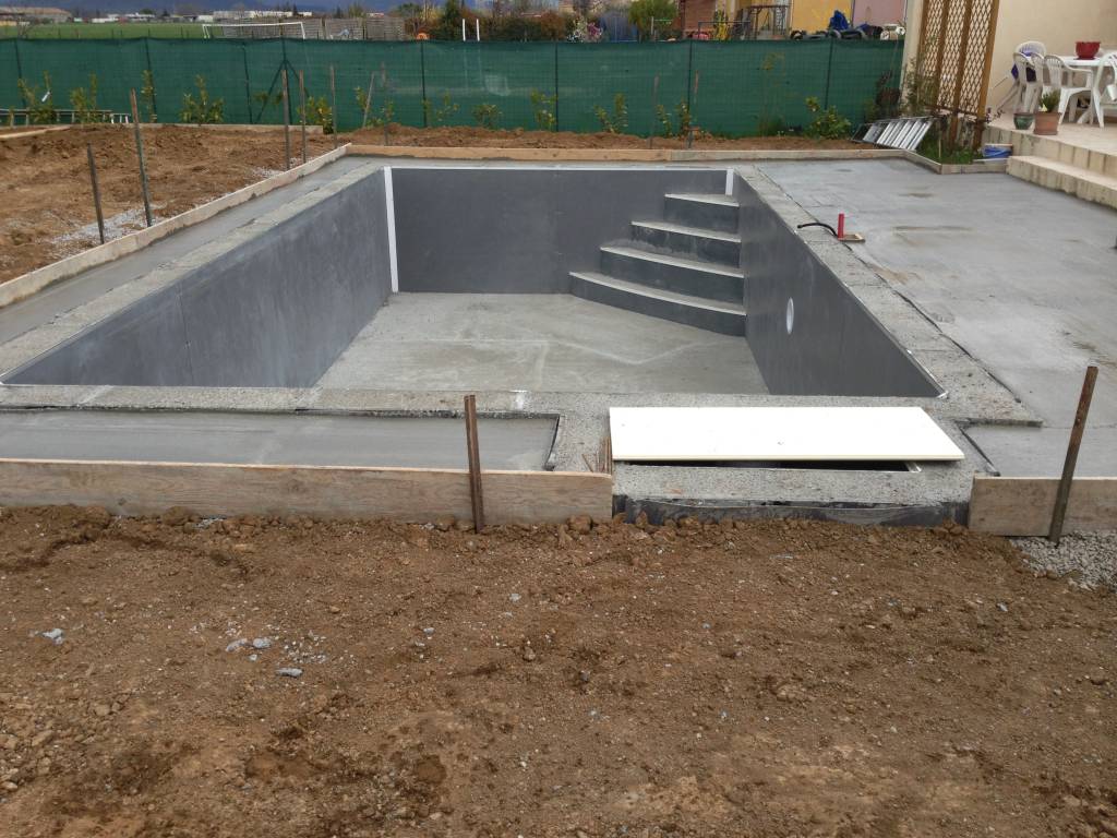 Création piscine béton dans l'Oise